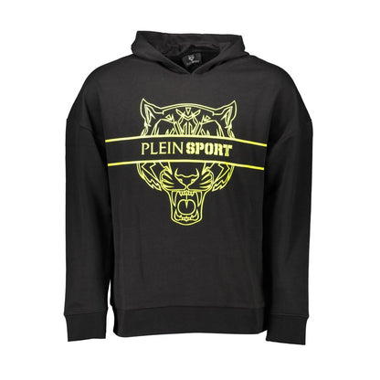 Plein Sport Schwarzer Baumwollpullover für Herren