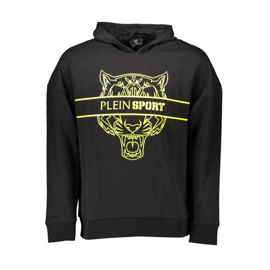 Plein Sport Schwarzer Baumwollpullover für Herren