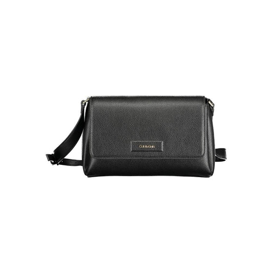 Calvin Klein Schwarze Polyester-Damenhandtasche