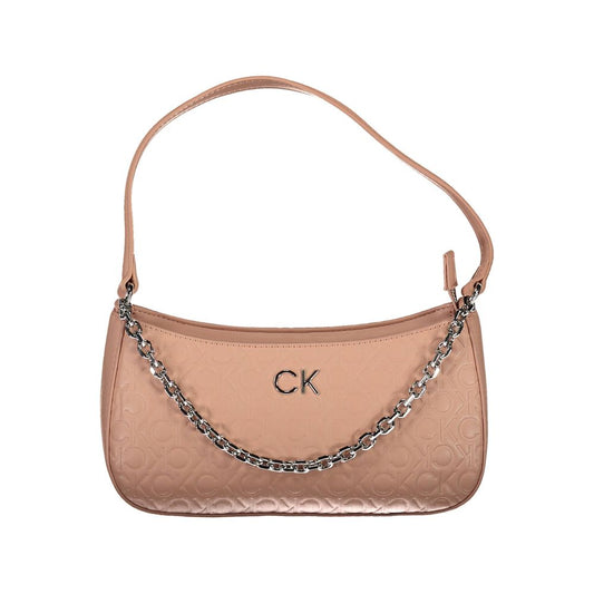 Calvin Klein Rosa Polyester Damen Handtasche