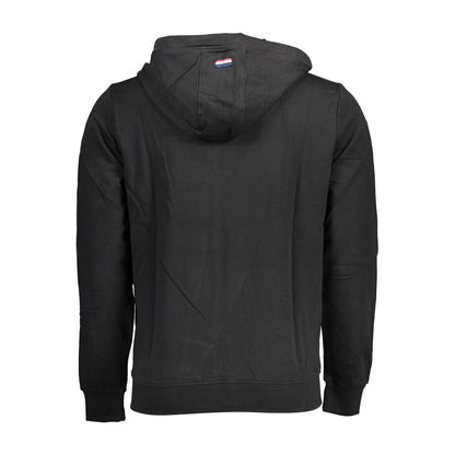 US POLO ASSN. Schwarzer Baumwollpullover für Herren
