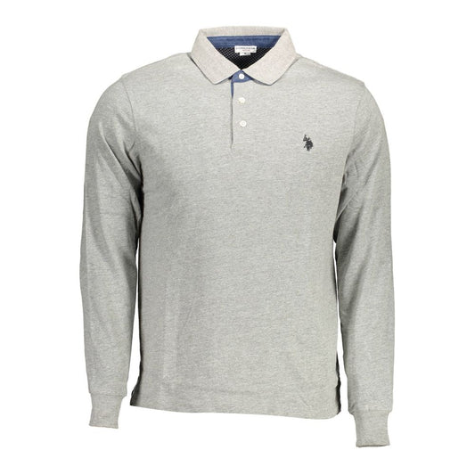 US POLO ASSN. Brown Cotton Men Polo Shirt