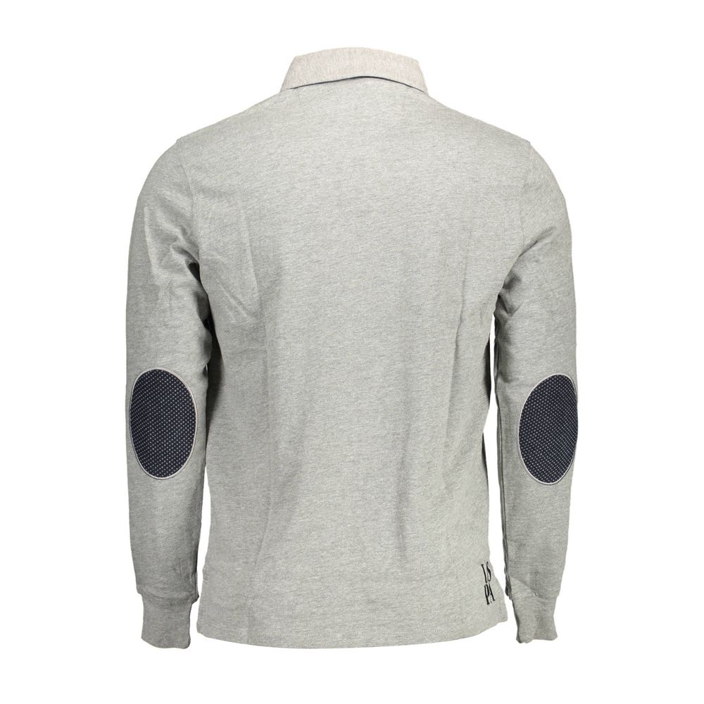US POLO ASSN. Braunes Herren-Poloshirt aus Baumwolle