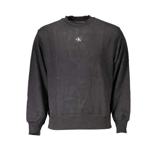 Calvin Klein Herrenpullover aus schwarzer Baumwolle