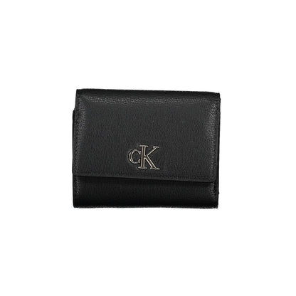 Calvin Klein Schwarze Polyester Damen Geldbörse