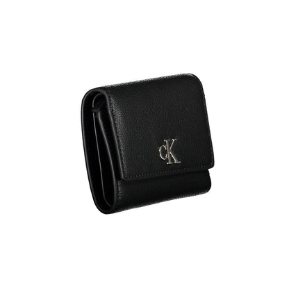 Calvin Klein Schwarze Polyester Damen Geldbörse