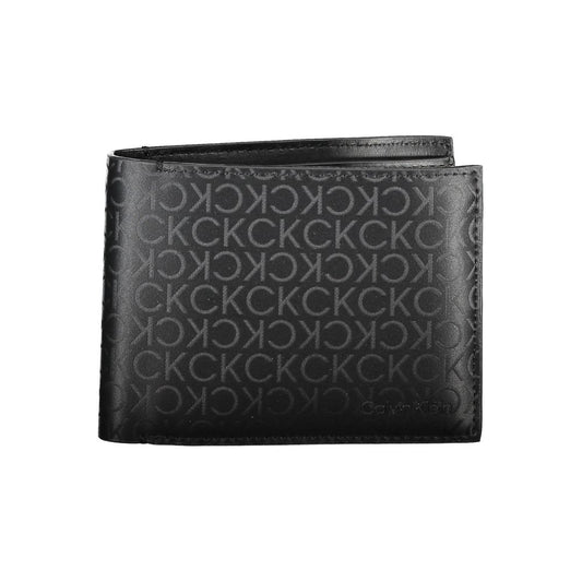 Calvin Klein Herren-Geldbörse aus Polyester, Schwarz
