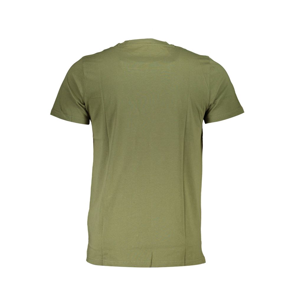 Grünes Baumwoll-T-Shirt der Cavalli-Klasse