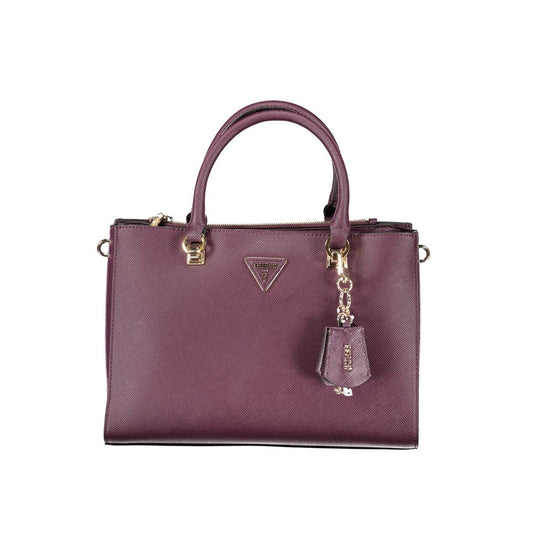 Guess Jeans – Lila Handtasche aus Polyethylen