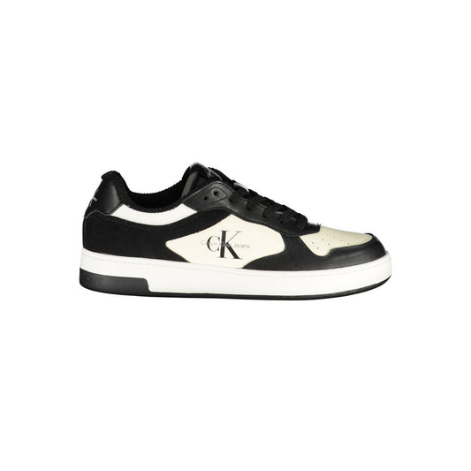 Calvin Klein – Elegante schwarze Sneakers mit Kontrastdetails