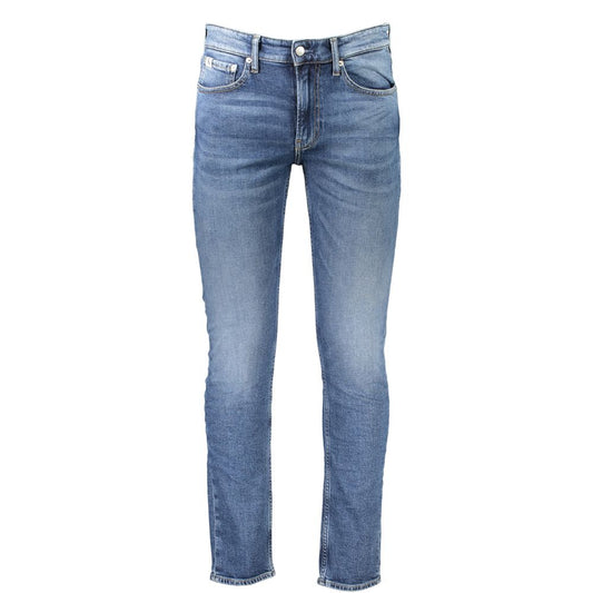 Calvin Klein Blue Cotton Jeans &amp; Pant