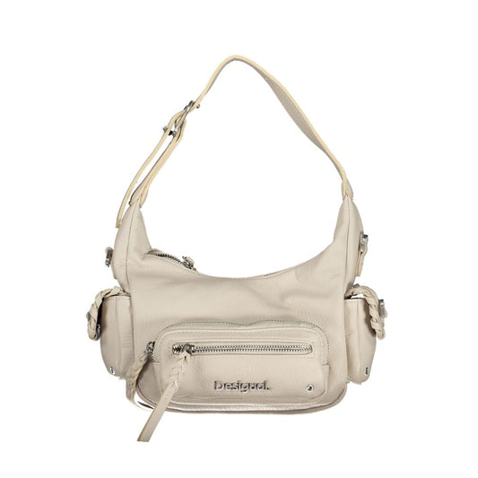 Desigual – Weiße Handtasche aus Polyethylen