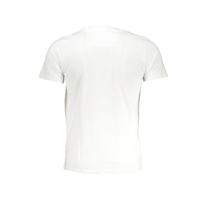 Weißes Baumwoll-T-Shirt der Cavalli Class