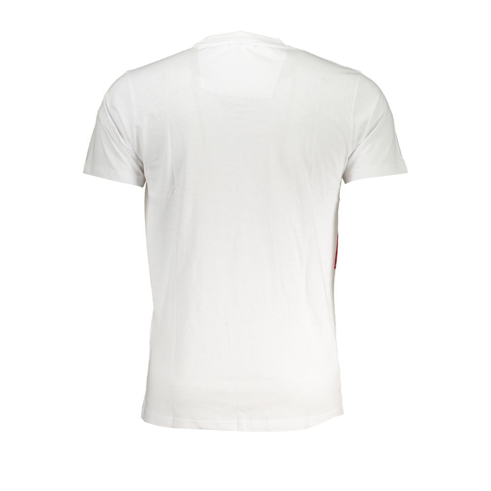 Weißes Baumwoll-T-Shirt der Cavalli Class