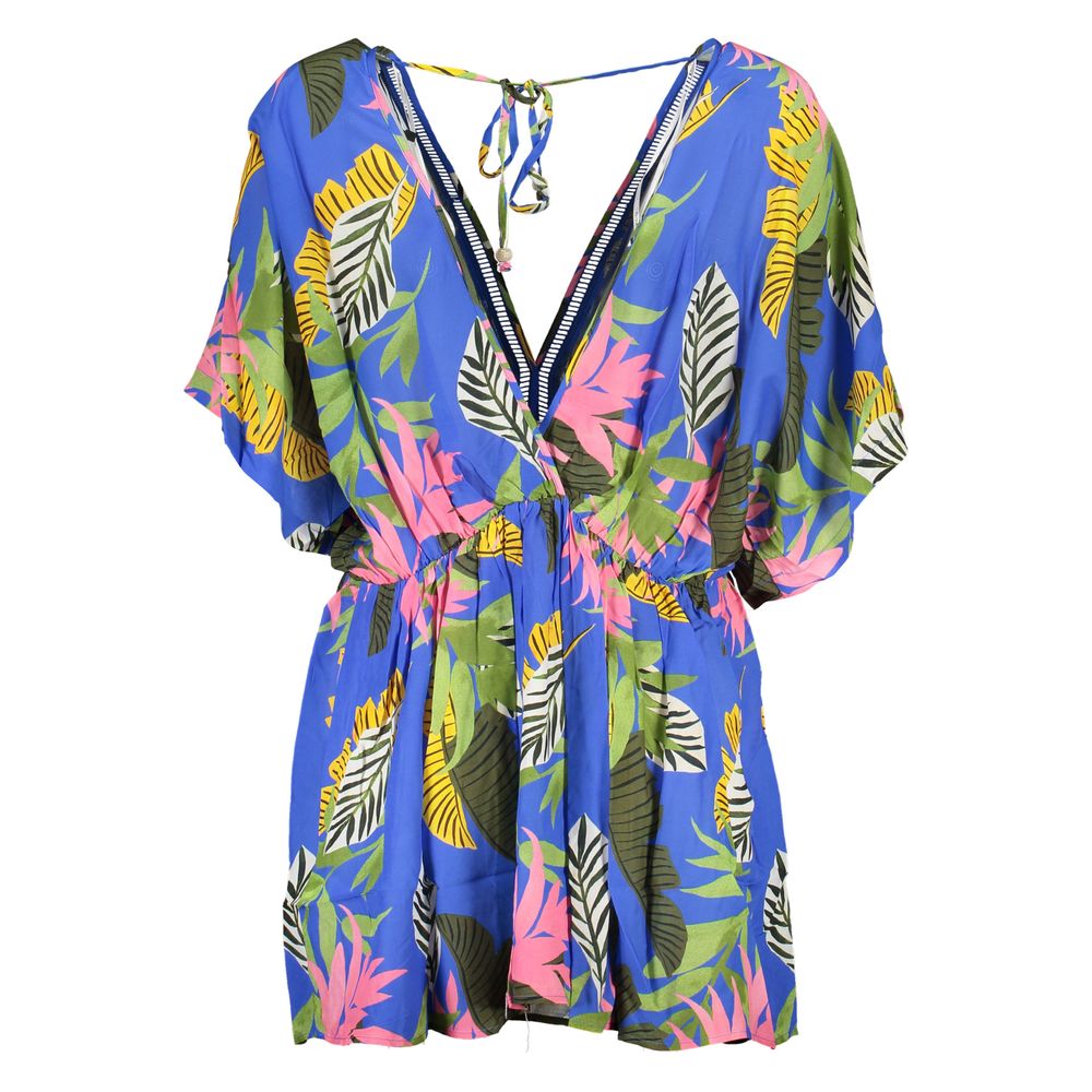 Desigual – Blaues Viskosekleid