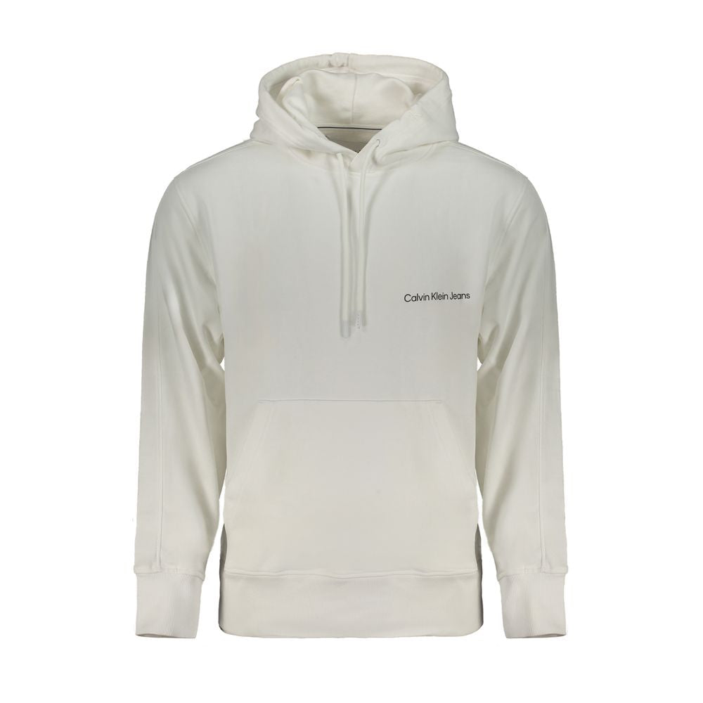 Calvin Klein – Weißer Baumwollpullover