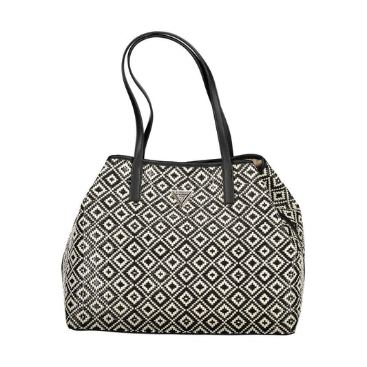 Guess Jeans – Schwarze Polyethylen-Handtasche