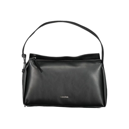 Calvin Klein Schwarze Polyester-Handtasche