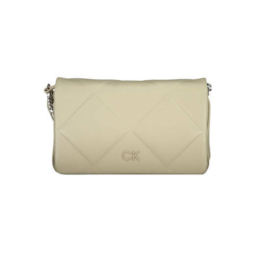 Calvin Klein Beige Baumwollhandtasche