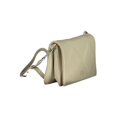 Calvin Klein Beige Baumwollhandtasche