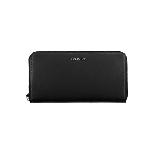 Calvin Klein – Schwarze Polyethylen-Geldbörse