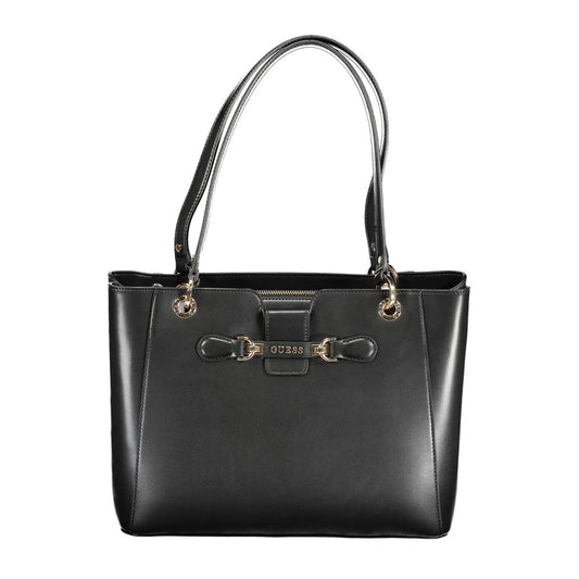 Guess Jeans – Schwarze Polyethylen-Handtasche