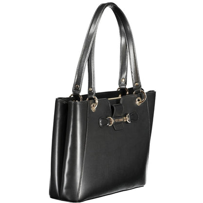 Guess Jeans – Schwarze Polyethylen-Handtasche