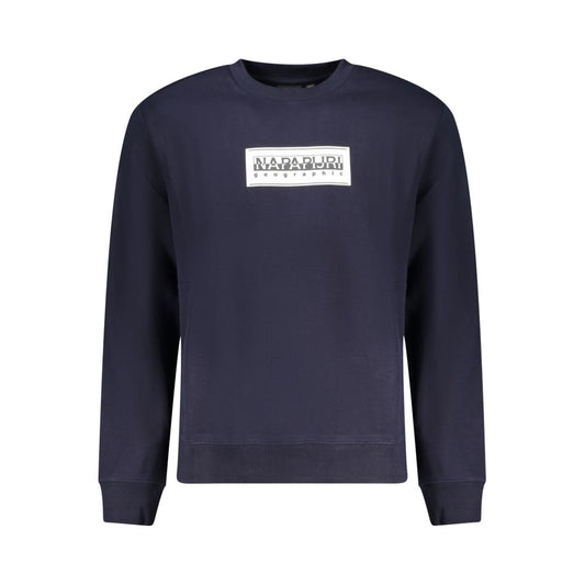 Blauer Baumwollpullover von Napapijri