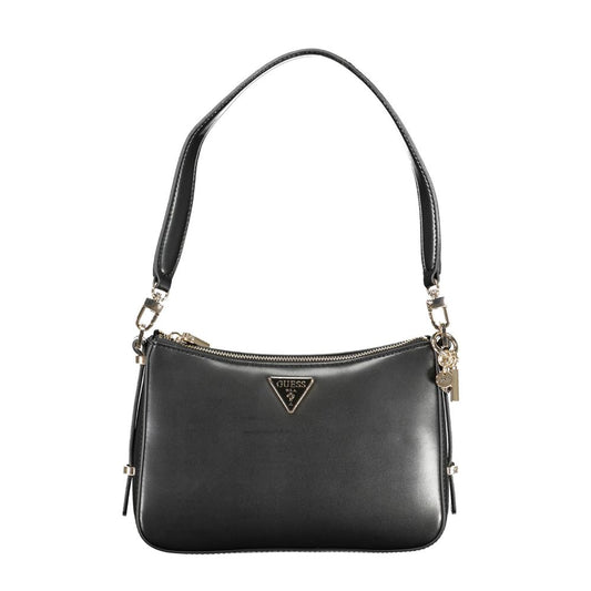 Guess Jeans Schwarze Polyethylen-Damenhandtasche