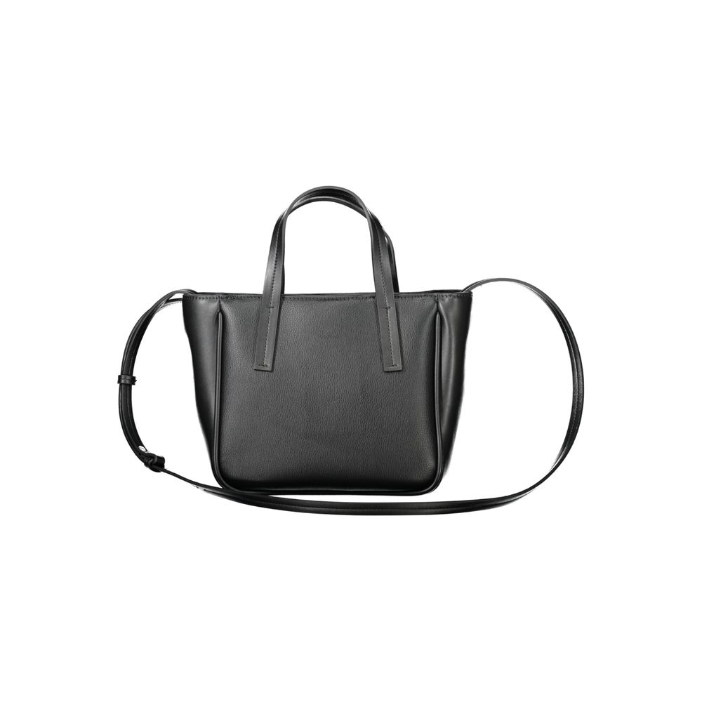 Calvin Klein Damenhandtasche aus Polyethylen, Schwarz