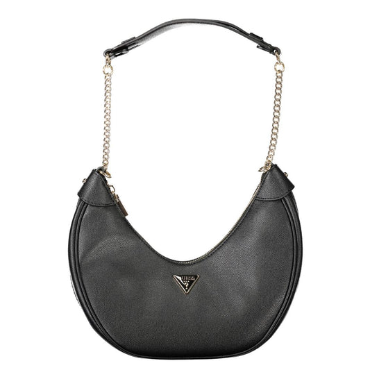 Guess Jeans Schwarze Polyethylen-Damenhandtasche