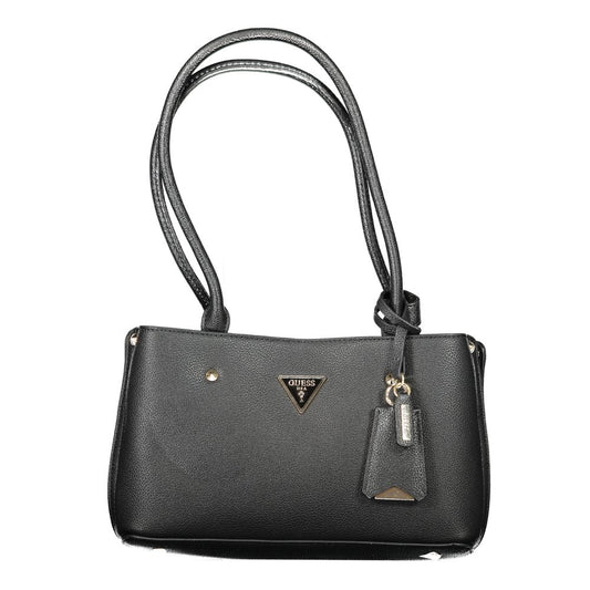 Guess Jeans Schwarze Polyethylen-Damenhandtasche