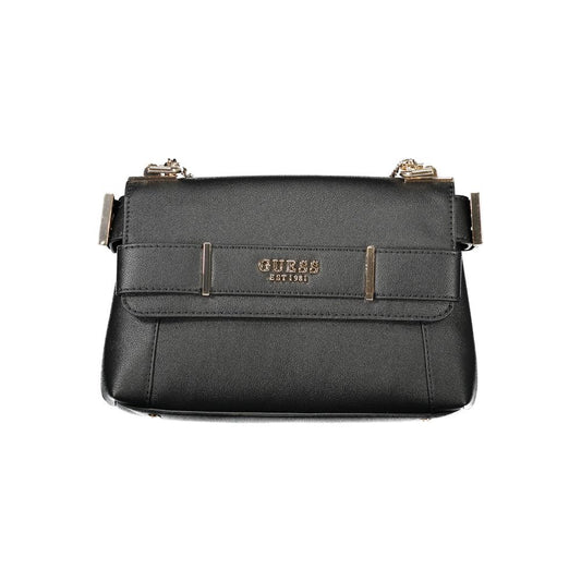 Guess Jeans Schwarze Polyethylen-Damenhandtasche