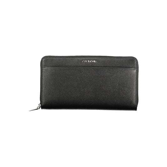 Calvin Klein – Schwarze Polyethylen-Geldbörse für Damen