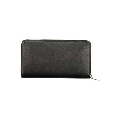 Calvin Klein – Schwarze Polyethylen-Geldbörse für Damen