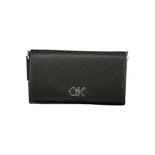 Calvin Klein Schwarze Polyester-Damenhandtasche