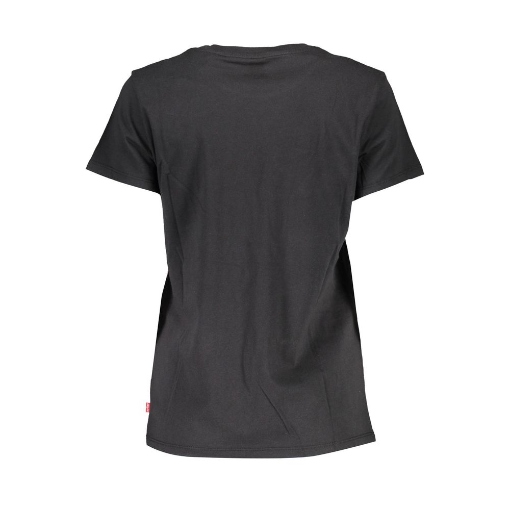 Levi's – Schwarze Baumwolloberteile und T-Shirts