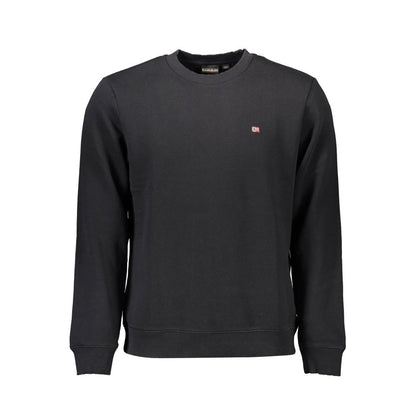 Napapijri Schwarzer Baumwollpullover für Herren