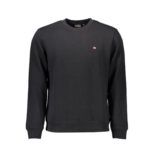 Napapijri Schwarzer Baumwollpullover für Herren