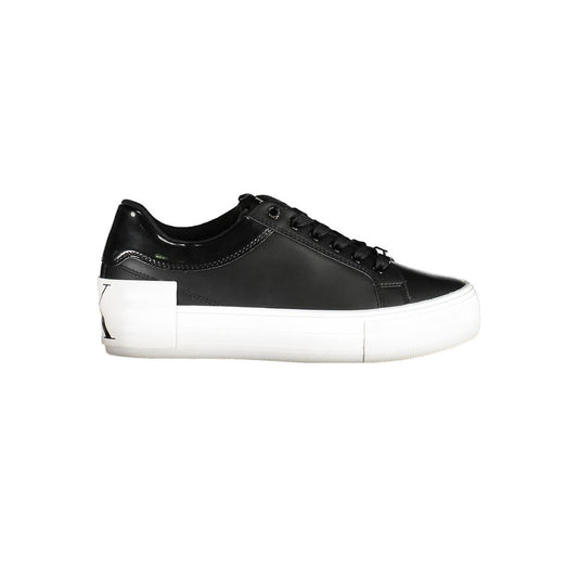 Calvin Klein – Schwarzer Polyester-Sneaker