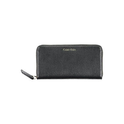 Calvin Klein – Schwarze Polyethylen-Geldbörse für Damen