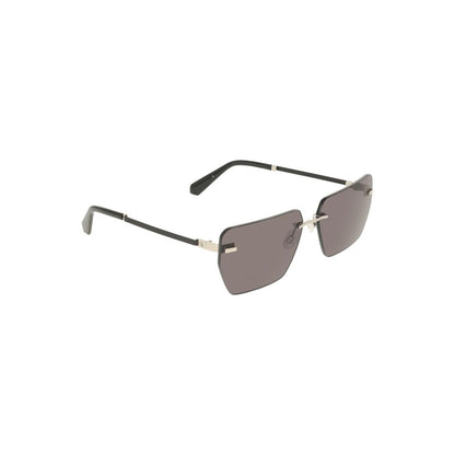 Calvin Klein Graue Metall Herren Sonnenbrille