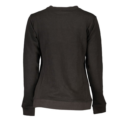 Cavalli Class Schwarzer Baumwollpullover