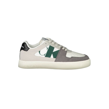 Calvin Klein Herren-Sneaker aus Polyester, weiß