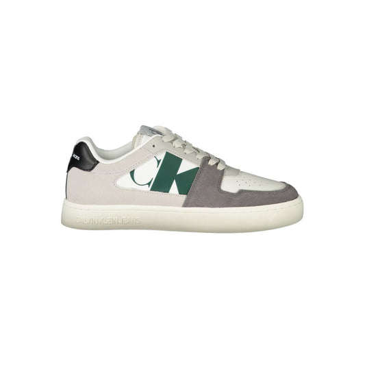 Calvin Klein Herren-Sneaker aus Polyester, weiß