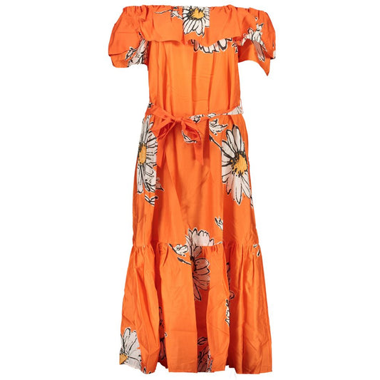 Desigual Orange Baumwollkleid