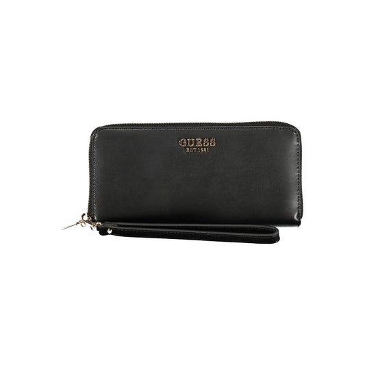 Guess Jeans – Schwarze Polyethylen-Geldbörse