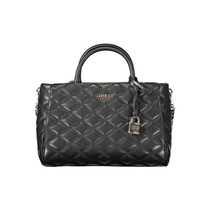 Guess Jeans Schwarze Polyethylen-Damenhandtasche