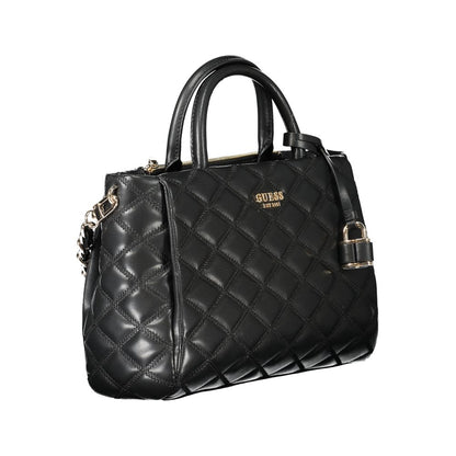 Guess Jeans Schwarze Polyethylen-Damenhandtasche