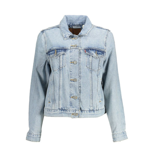 Levi's – Hellblaue Baumwolljacke für Damen